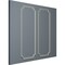 Ekena Millwork 28-in. W x 72-in. H Oxford Smooth Panel Moulding Kit Double Panel PMLKOX28X72B - alternate 5